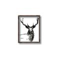 Picture of Sketched Deer  _GroupedProduct_Rectangle_Portrait_Canvas_Framed_