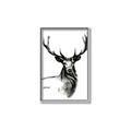 Picture of Sketched Deer  _GroupedProduct_Rectangle_Portrait_Canvas_Framed_
