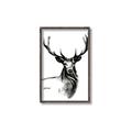Picture of Sketched Deer  _GroupedProduct_Rectangle_Portrait_Canvas_Framed_