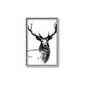 Picture of Sketched Deer  _GroupedProduct_Rectangle_Portrait_Canvas_Framed_