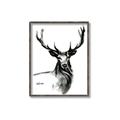 Picture of Sketched Deer  _GroupedProduct_Rectangle_Portrait_Canvas_Framed_