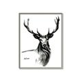 Picture of Sketched Deer  _GroupedProduct_Rectangle_Portrait_Canvas_Framed_
