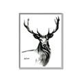 Picture of Sketched Deer  _GroupedProduct_Rectangle_Portrait_Canvas_Framed_