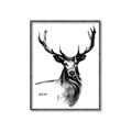 Picture of Sketched Deer  _GroupedProduct_Rectangle_Portrait_Canvas_Framed_