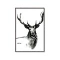 Picture of Sketched Deer  _GroupedProduct_Rectangle_Portrait_Canvas_Framed_