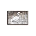 Picture of Wading Egret _GroupedProduct_Rectangle_Landscape_Canvas_Framed_