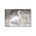 Picture of Wading Egret _GroupedProduct_Rectangle_Landscape_Canvas_Framed_