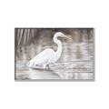 Picture of Wading Egret _GroupedProduct_Rectangle_Landscape_Canvas_Framed_