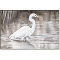 Picture of Wading Egret _GroupedProduct_Rectangle_Landscape_Canvas_Framed_