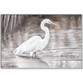 Picture of Wading Egret _GroupedProduct_Rectangle_Landscape_Canvas_Framed_