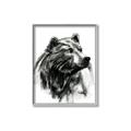 Picture of Sketched Bear _GroupedProduct_Rectangle_Portrait_Canvas_Framed_