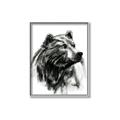 Picture of Sketched Bear _GroupedProduct_Rectangle_Portrait_Canvas_Framed_