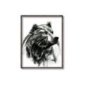 Picture of Sketched Bear _GroupedProduct_Rectangle_Portrait_Canvas_Framed_