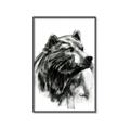 Picture of Sketched Bear _GroupedProduct_Rectangle_Portrait_Canvas_Framed_