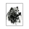 Picture of Sketched Bear _GroupedProduct_Rectangle_Portrait_Canvas_Framed_