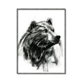 Picture of Sketched Bear _GroupedProduct_Rectangle_Portrait_Canvas_Framed_