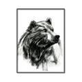 Picture of Sketched Bear _GroupedProduct_Rectangle_Portrait_Canvas_Framed_
