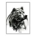 Picture of Sketched Bear _GroupedProduct_Rectangle_Portrait_Canvas_Framed_