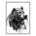 Picture of Sketched Bear _GroupedProduct_Rectangle_Portrait_Canvas_Framed_