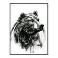 Picture of Sketched Bear _GroupedProduct_Rectangle_Portrait_Canvas_Framed_
