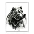 Picture of Sketched Bear _GroupedProduct_Rectangle_Portrait_Canvas_Framed_