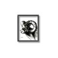 Picture of Sketched Ram _GroupedProduct_Rectangle_Portrait_Canvas_Framed_