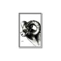 Picture of Sketched Ram _GroupedProduct_Rectangle_Portrait_Canvas_Framed_