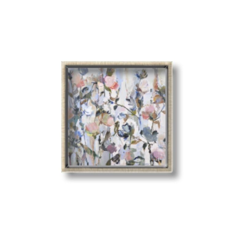 Picture of Flower Flurry I _GroupedProduct_Square_Canvas_Framed_