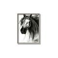 Picture of Sketched Horse _GroupedProduct_Rectangle_Portrait_Canvas_Framed_