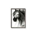 Picture of Sketched Horse _GroupedProduct_Rectangle_Portrait_Canvas_Framed_