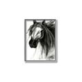 Picture of Sketched Horse _GroupedProduct_Rectangle_Portrait_Canvas_Framed_