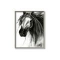 Picture of Sketched Horse _GroupedProduct_Rectangle_Portrait_Canvas_Framed_