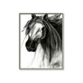 Picture of Sketched Horse _GroupedProduct_Rectangle_Portrait_Canvas_Framed_