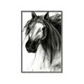 Picture of Sketched Horse _GroupedProduct_Rectangle_Portrait_Canvas_Framed_