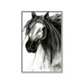 Picture of Sketched Horse _GroupedProduct_Rectangle_Portrait_Canvas_Framed_