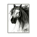 Picture of Sketched Horse _GroupedProduct_Rectangle_Portrait_Canvas_Framed_