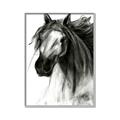 Picture of Sketched Horse _GroupedProduct_Rectangle_Portrait_Canvas_Framed_