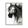 Picture of Sketched Horse _GroupedProduct_Rectangle_Portrait_Canvas_Framed_