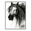 Picture of Sketched Horse _GroupedProduct_Rectangle_Portrait_Canvas_Framed_