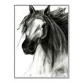 Picture of Sketched Horse _GroupedProduct_Rectangle_Portrait_Canvas_Framed_