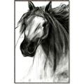 Picture of Sketched Horse _GroupedProduct_Rectangle_Portrait_Canvas_Framed_
