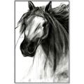 Picture of Sketched Horse _GroupedProduct_Rectangle_Portrait_Canvas_Framed_