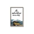 Picture of The Adventure Never Ends _GroupedProduct_Rectangle_Portrait_Photography _GroupedProduct_Rectangle_Portrait_Canvas_Framed_