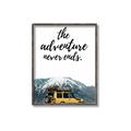 Picture of The Adventure Never Ends _GroupedProduct_Rectangle_Portrait_Photography _GroupedProduct_Rectangle_Portrait_Canvas_Framed_