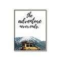 Picture of The Adventure Never Ends _GroupedProduct_Rectangle_Portrait_Photography _GroupedProduct_Rectangle_Portrait_Canvas_Framed_