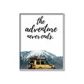 Picture of The Adventure Never Ends _GroupedProduct_Rectangle_Portrait_Photography _GroupedProduct_Rectangle_Portrait_Canvas_Framed_