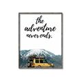 Picture of The Adventure Never Ends _GroupedProduct_Rectangle_Portrait_Photography _GroupedProduct_Rectangle_Portrait_Canvas_Framed_