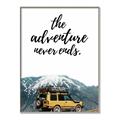 Picture of The Adventure Never Ends _GroupedProduct_Rectangle_Portrait_Photography _GroupedProduct_Rectangle_Portrait_Canvas_Framed_