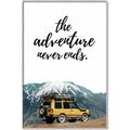 Picture of The Adventure Never Ends _GroupedProduct_Rectangle_Portrait_Photography _GroupedProduct_Rectangle_Portrait_Canvas_Framed_