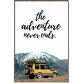 Picture of The Adventure Never Ends _GroupedProduct_Rectangle_Portrait_Photography _GroupedProduct_Rectangle_Portrait_Canvas_Framed_